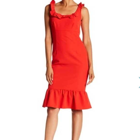 Nanette Lepore Dresses & Skirts - NWT Nanette Lepore red ruffle dress size 6